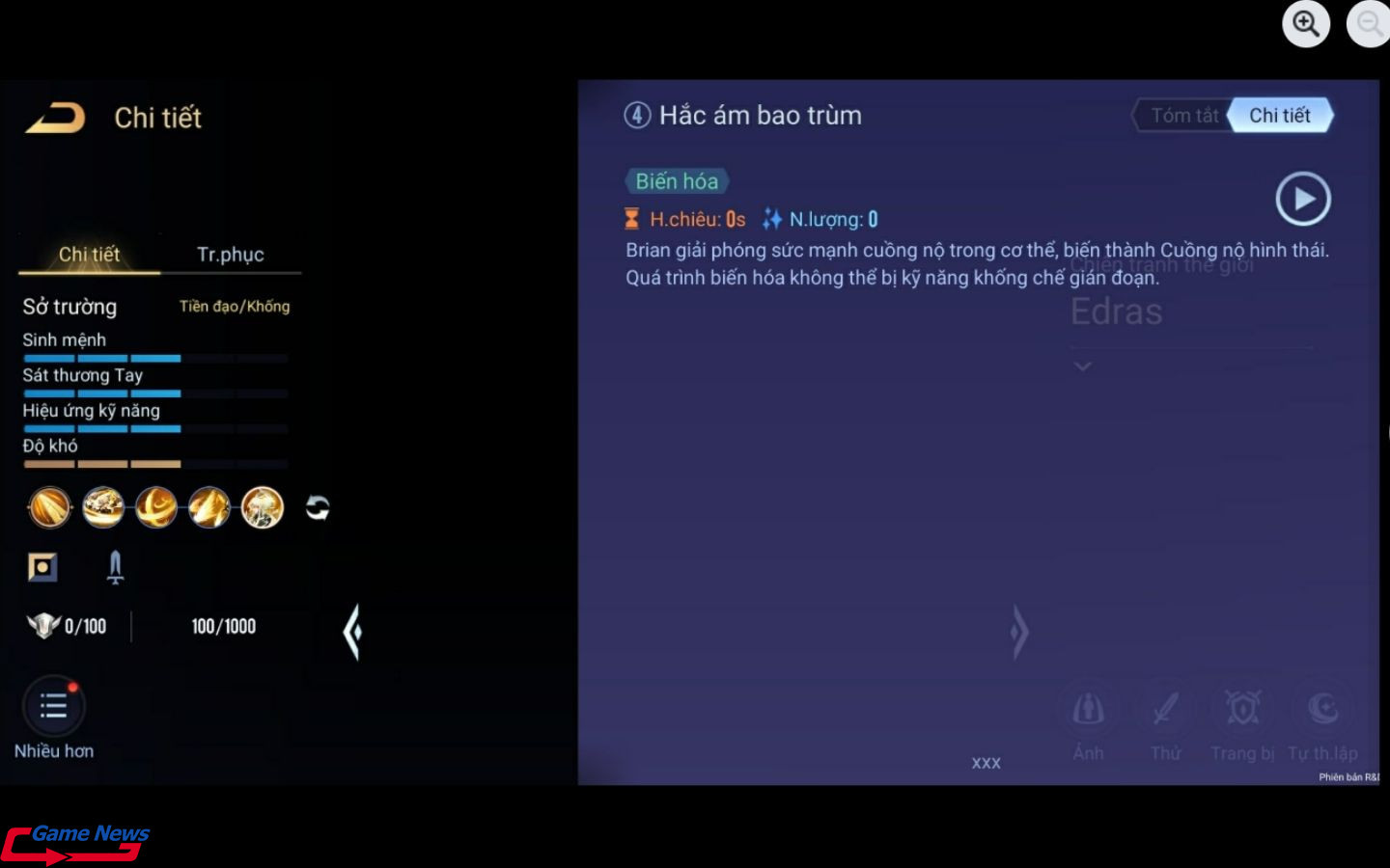 Chiêu 4 - Hắc ám bao trùm. (Nguồn: Internet)