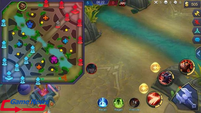 Mobile Legends: Bang Bang bản đồ moba cổ điển