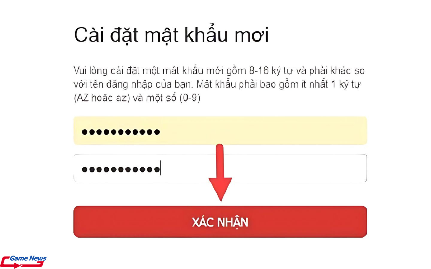 hướng dẫn các bước đổi mật khẩu Liên Quân không cần số điện thoại