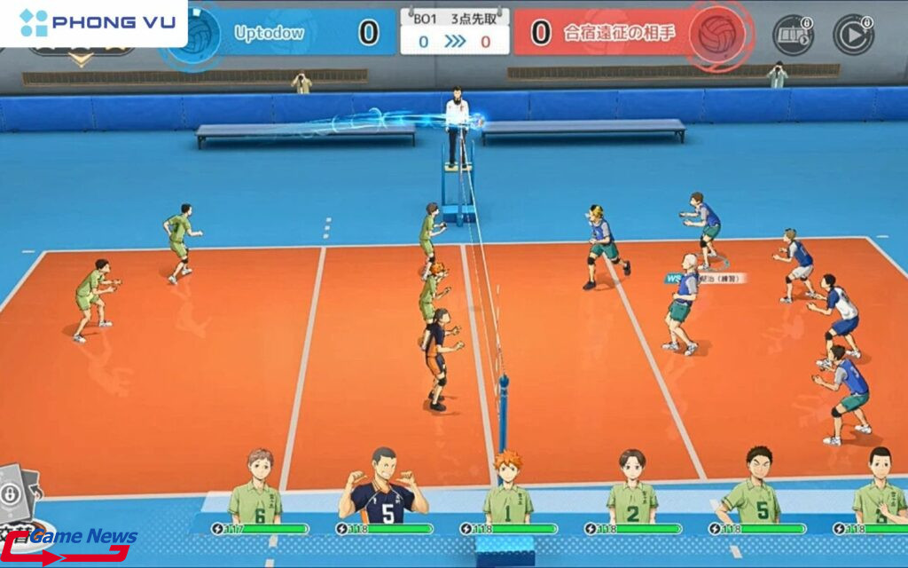 Game bóng chuyền nổi tiếng tại Nhật Bản