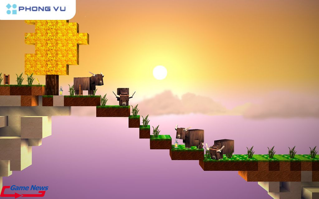 The Blockheads là một tựa game sinh tồn 2D với môi trường vô cùng đa dạng