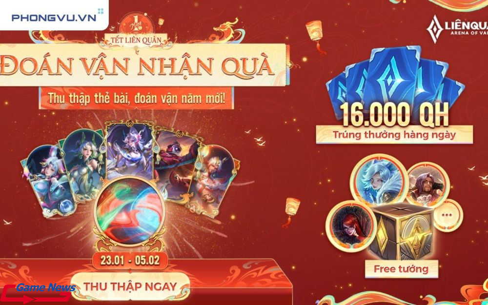 sự kiện tết liên quân