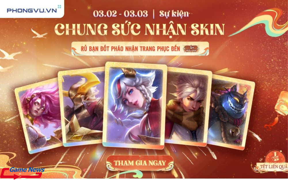 quà tết liên quân đầu năm