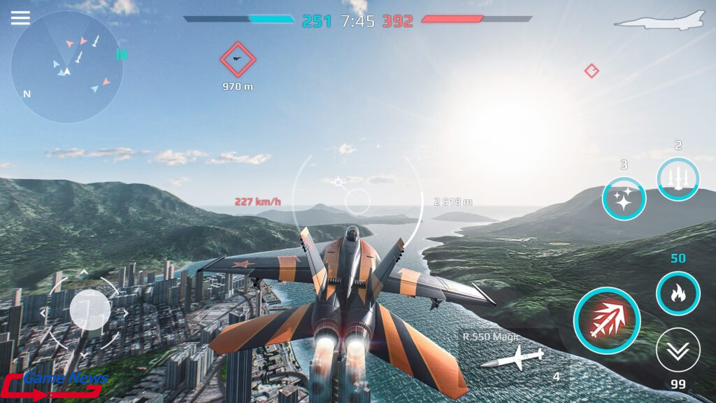 5 game mobile dành cho điện thoại Android có cấu hình mạnh mẽ 7 tai-sky-combat