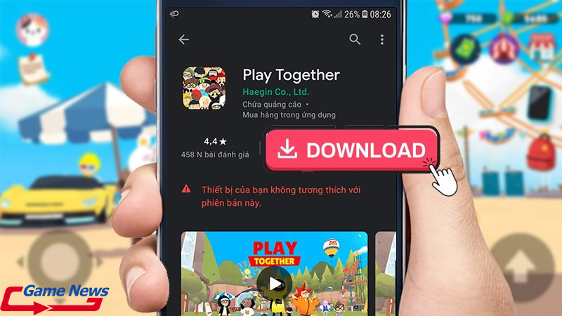 Cách tải Play Together trên điện thoại