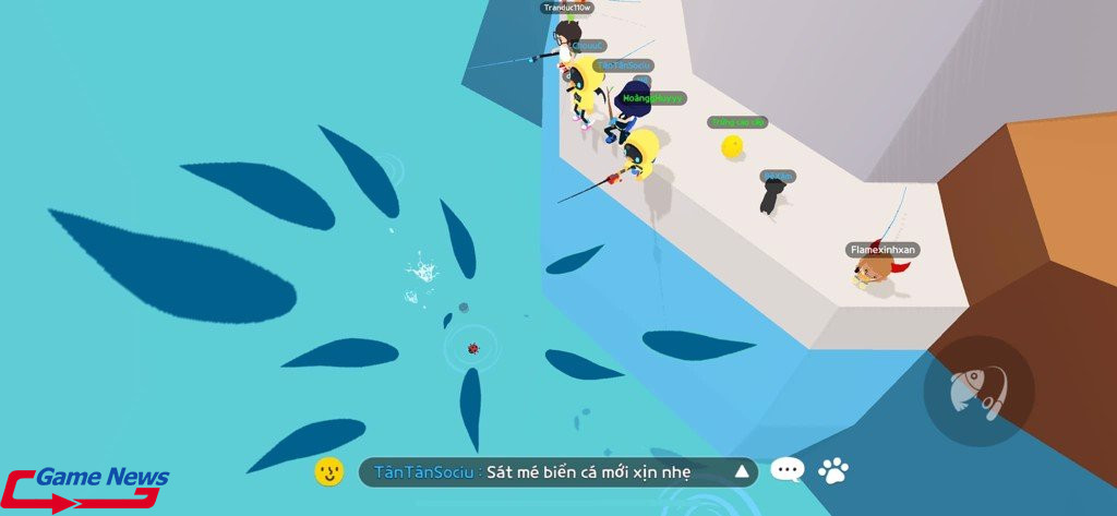 Câu cá trong Play Together là một trong những mini-game có thể giành phần thưởng