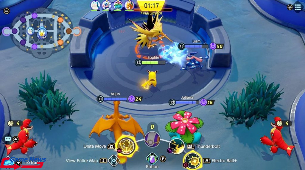 Lối chơi đồng đội thu hút người chơi chiến đấu đối kháng thú vị của game pokemon online