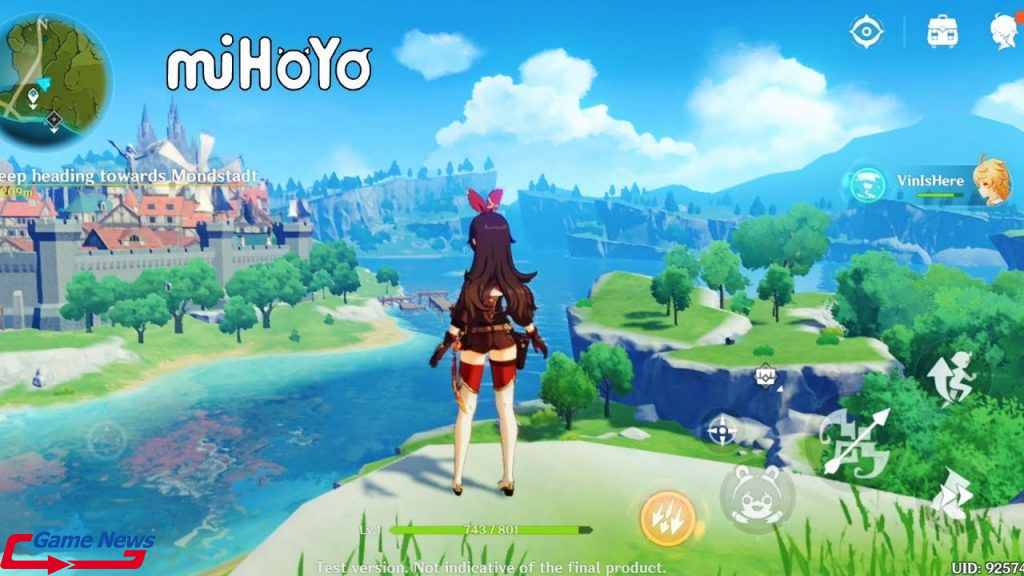 Đoạn giới thiệu ban đầu nhà sản xuất đã hé lộ 2 trong số bảy thành phố lớn trong thế giới giả tưởng Teyvat.