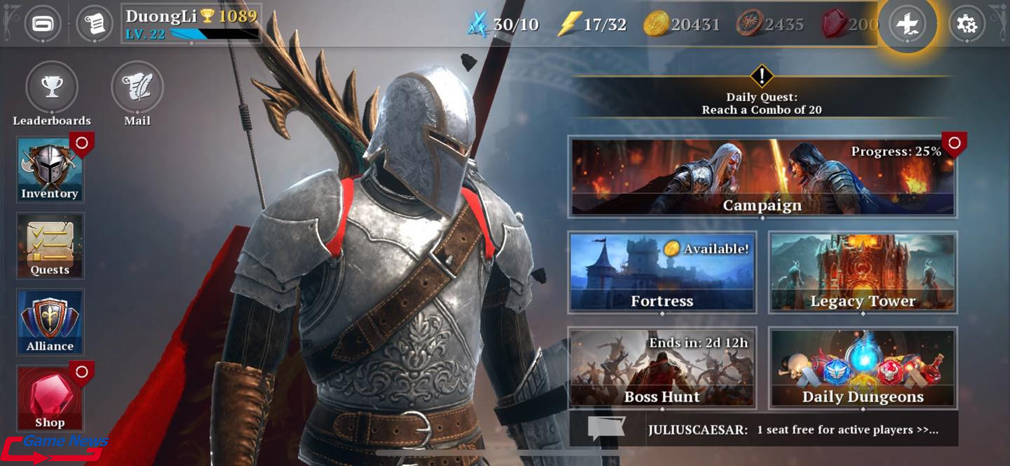 Iron Blade: Game Mobile nhập vai chất lượng với nhiều skill đẹp kích thước người chơi