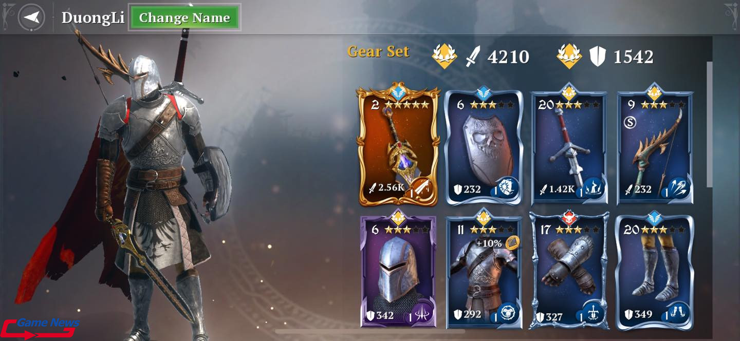 Iron Blade trang bị vũ khí vip vô cùng ấn tượng