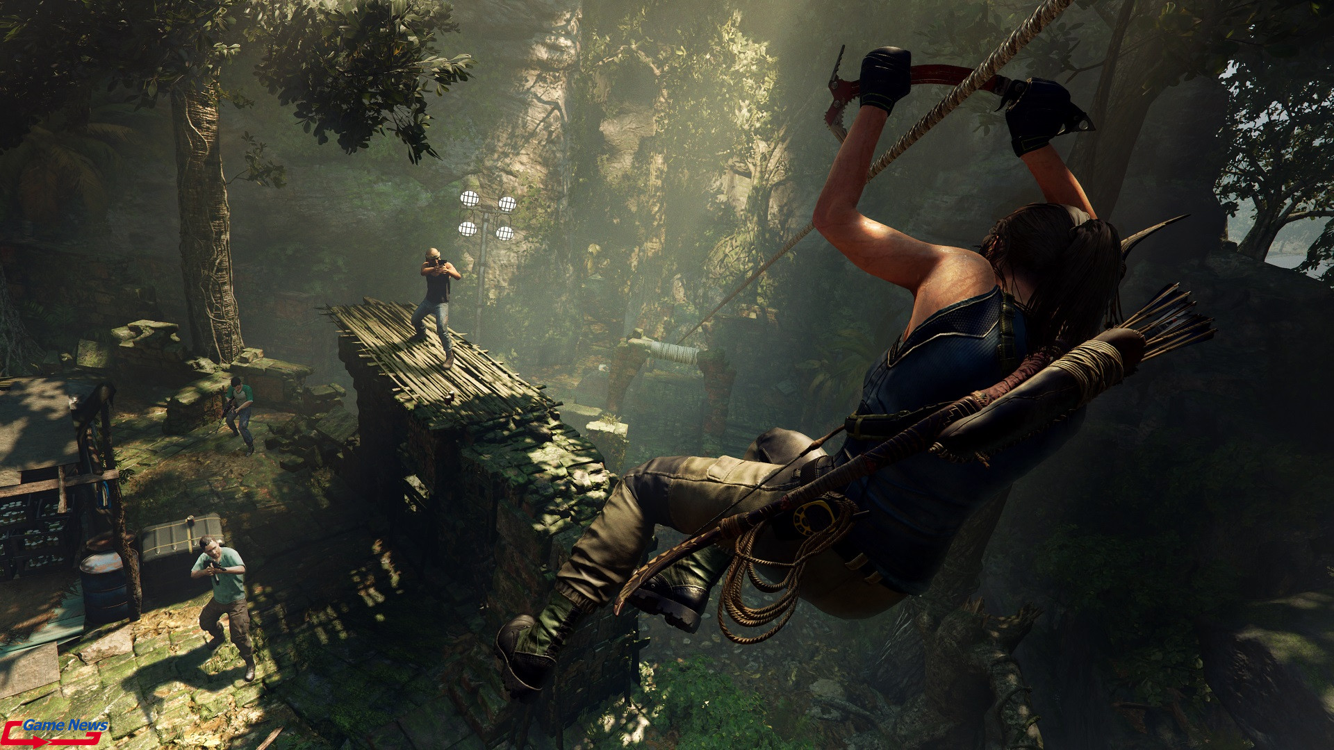 Shadow of the Tomb Raider rope slide