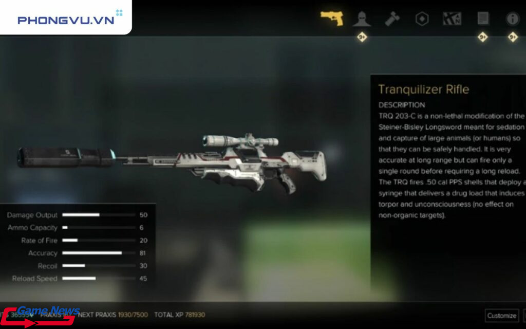 Huyền thoại Deus Ex: Mankind Divided được tặng miễn phí trên Epic Games 9 vũ khí Deus Ex: Mankind Divided