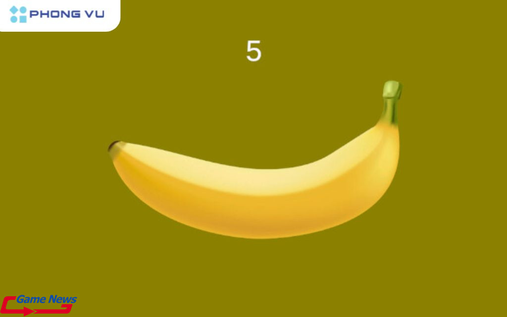 Banana này chỉ yêu cầu bạn click chuột liên tục vào quả chuối trên màn hình