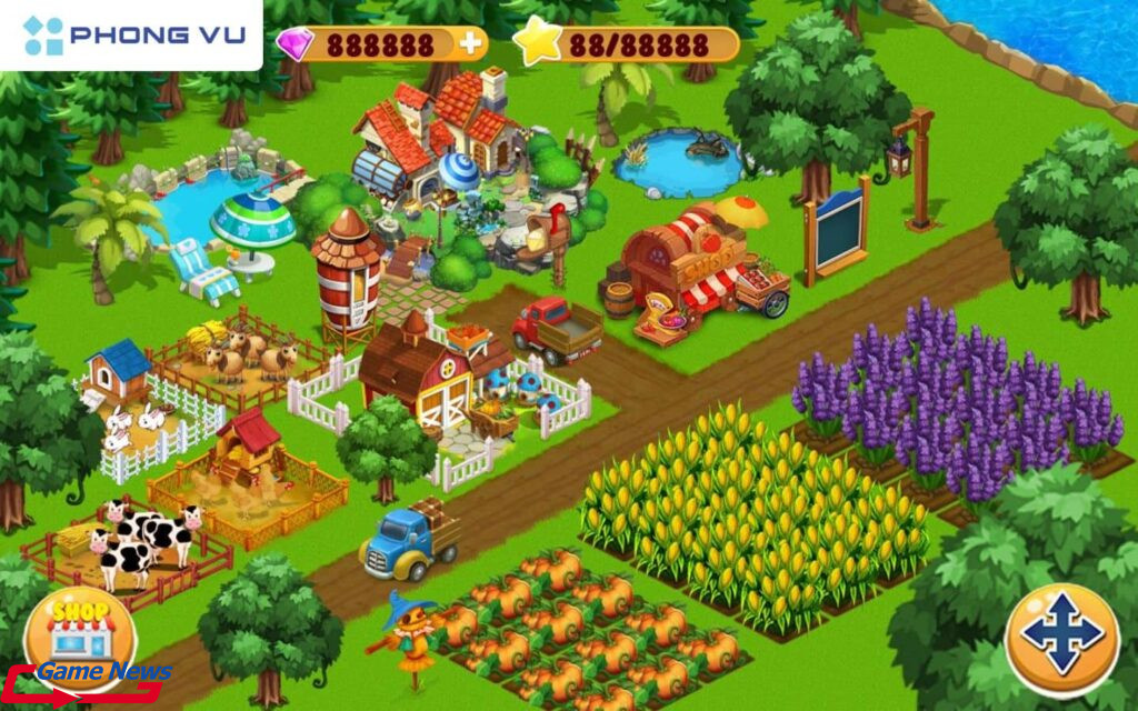 Nông Trại Vui Vẻ là tham gia chăn nuôi,trồng trọt và làm giàu trên mảnh đất của bạn
