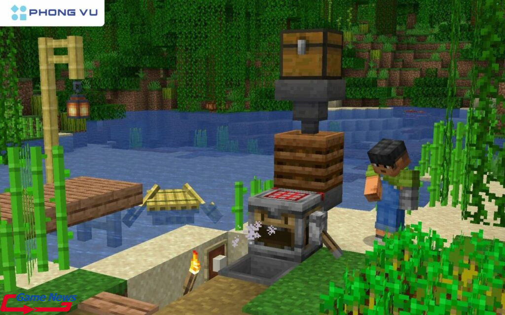 Bàn chế tạo tự động xuất hiện trong phiên bản Minecraft 1.21