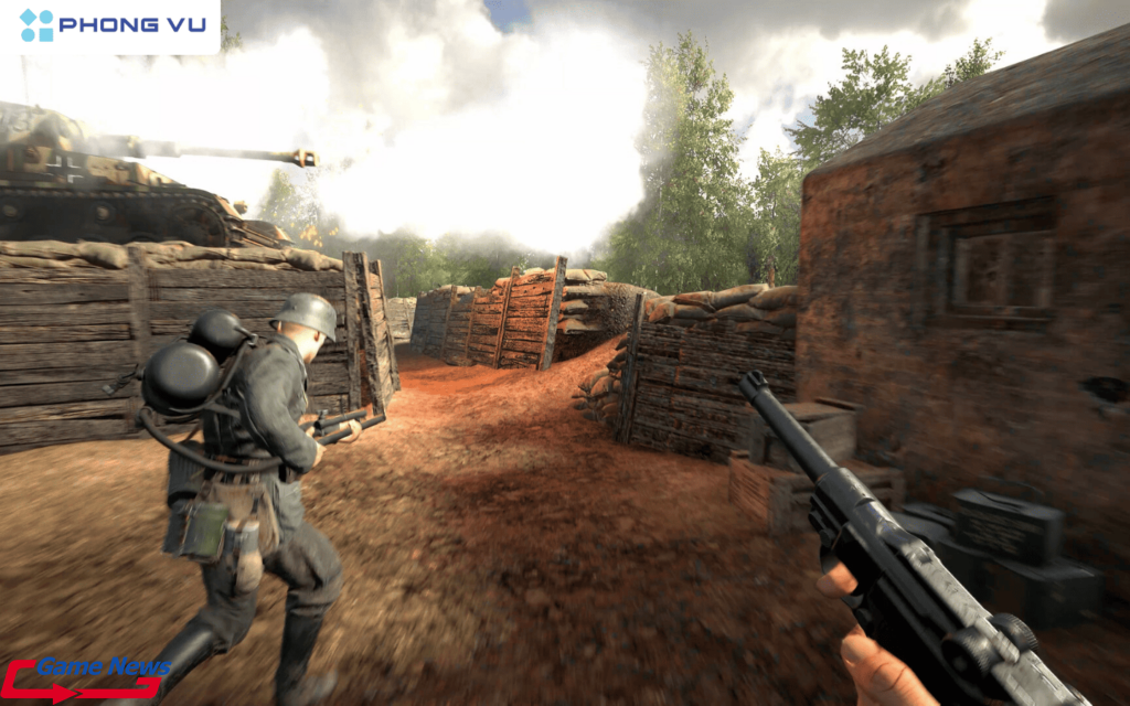 Hell Let Loose mang đến một trải nghiệm chiến đấu thực tế với các bối cảnh từ bãi biển Normandy đến sa mạc lạnh giá Nga