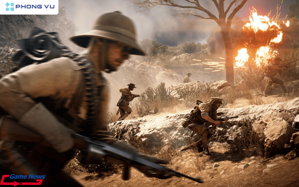 Một trong những điểm nổi bật nhất của Battlefield 1 chính là đồ họa tuyệt đẹp