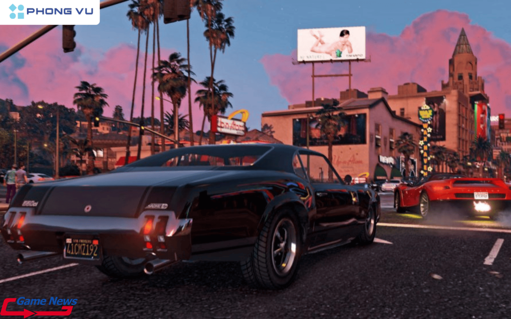 Nhân vật nữ Lucia (được biết đến từ trailer trước) xuất hiện trong góc nhìn thứ ba tại một bãi đậu xe