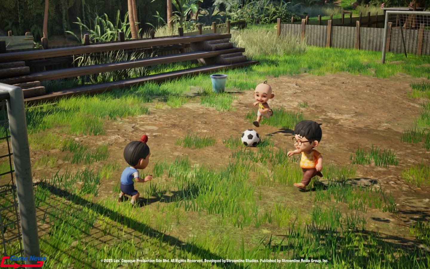 Minigame đá banh trong game