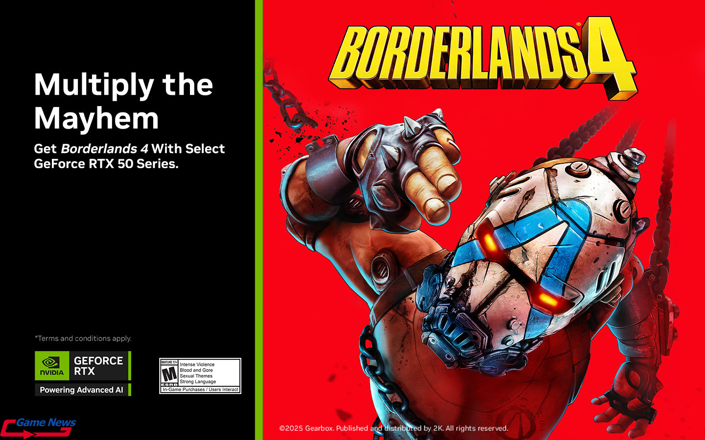 Mua GeForce RTX 50 Series tại Phong Vũ – Nhận Ngay Borderlands 4 Chính Hãng