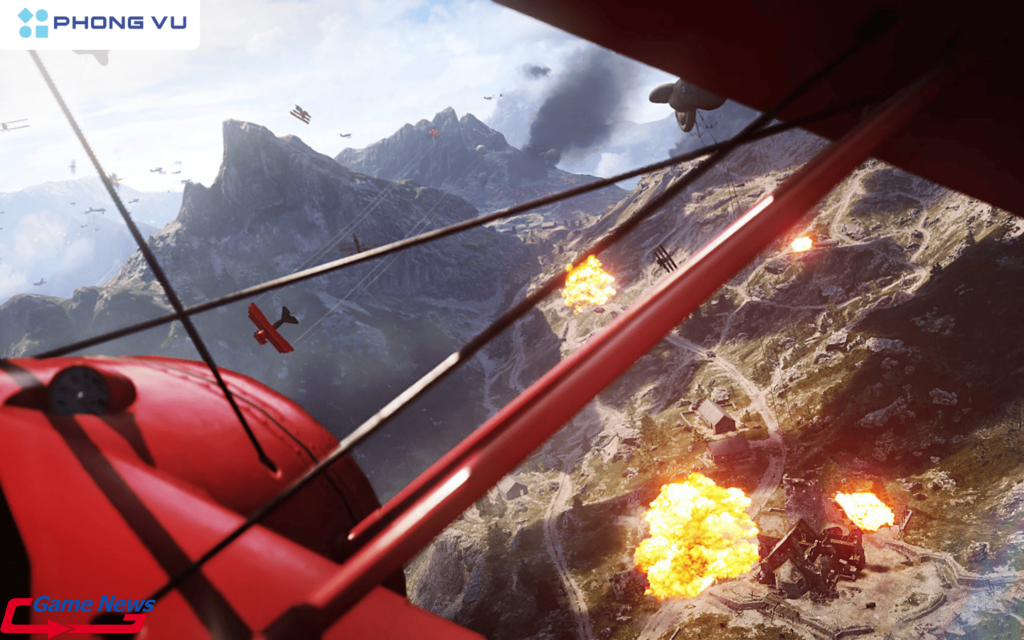 Battlefield 1 là tựa game nổi tiếng của EA DICE, một trong những tựa game xuất sắc nhất, mang đến trải nghiệm chân thực về Thế Chiến