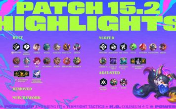 DTCL 15.2 có gì mới? Những thay đổi quan trọng bạn cần biết