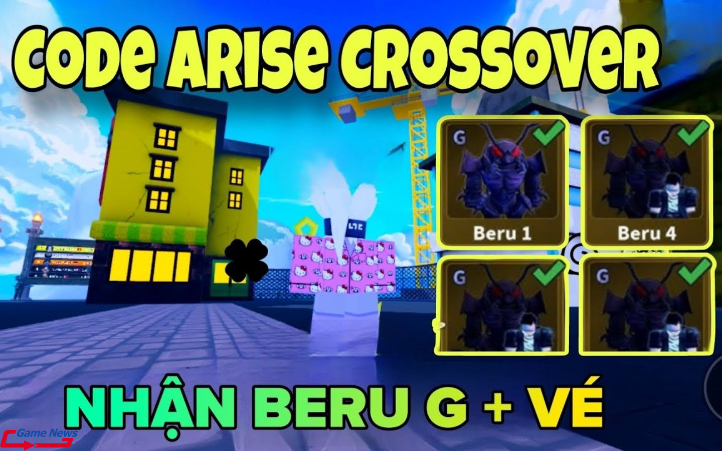 Code Arise Crossover mới nhất tháng 11/2025 cập nhật liên tục